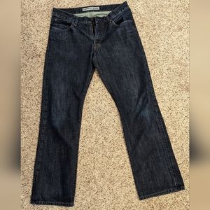 Express Jeans Kingston Classic Fit Boot Dark Blue Wash Jeans 32 X 32